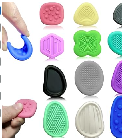Echehi Jouets Sensoriels pour Enfants et Adultes, 12 Pièces avec 23 Textures Uniques